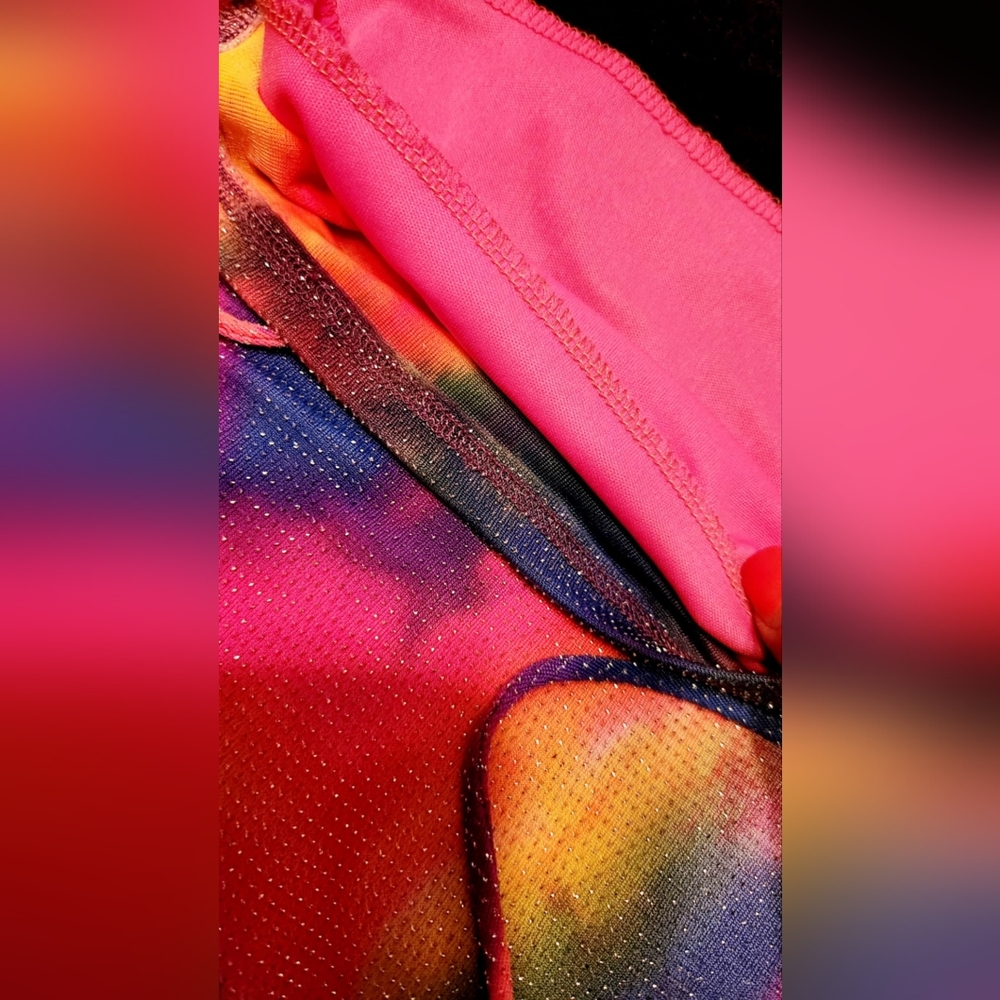Tie dye open back dress - Picture 4 of 4